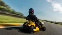 Go kart Xiaomi rasa Lamborghini ini dijual dengan harga USD 1.479 atau setara Rp 21 juta yang dijual di China. Tidak ada keterangan apakah go kart ini akan dipasarkan pula di negara lain. Foto: Istimewa