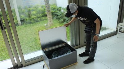 Potret Alat Pembasmi Virus Corona Berteknologi UV Inovasi Pemuda Bandung