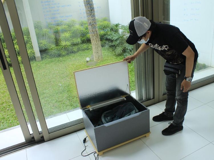 Potret Alat Pembasmi Virus Corona Berteknologi UV Inovasi Pemuda Bandung