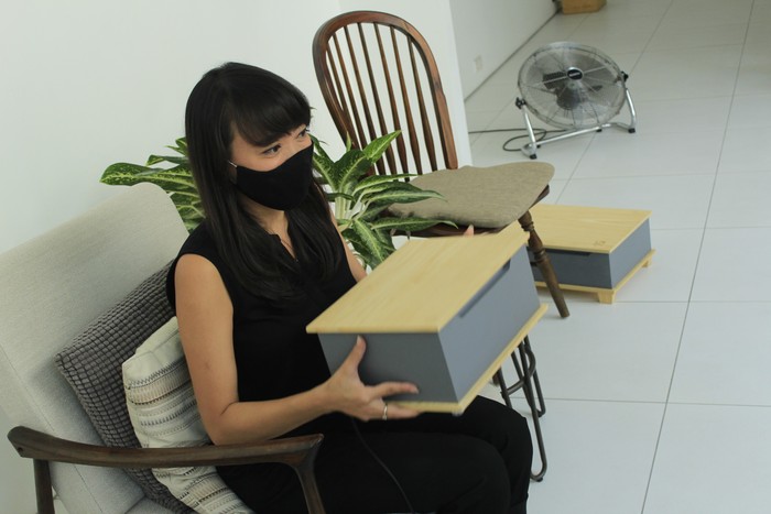 Alat UJIN Alat disinfeksi virus dan kuman yang dikembangkan pemuda di Bandung.