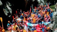 Kegiatan yang baru pertama kali dilakukan di Sungai Buaya ini memang dalam rangka merayakan HUT RI ke-75. (dok. FAJI Sumut)