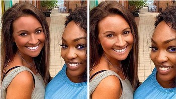 Dua foto yang dipajang bersamaan hanya beda sentuhan. Foto: Bored Panda