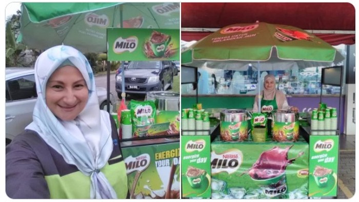 Guru Nyambi Jualan Susu Milo