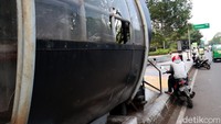 Biaya pembangunan tujuh halte TMB itu bersumber dari APBD Kota Bandung tahun 2014 senilai Rp 1,3 miliar.