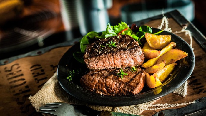 Ilustrasi Steak