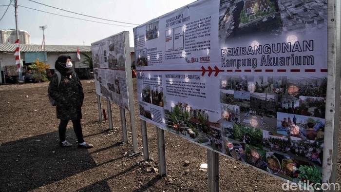 Gubernur DKI Jakarta Anies Baswedan kembali membangun Kampung Susun Akuarium di Penjaringan, Jakut. Ini lokasi untuk pembangunan Rusun Kampung Akuarium.