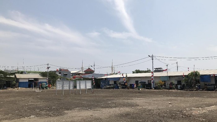 Kampung Akuarium, Penjaringan, Jakarta Utara, Rabu (19/8/2020).