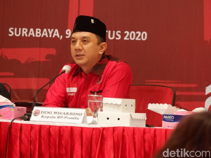 Kepala BP Pemilu DPD PDI Perjuangan Jawa Timur Deni Wicaksono