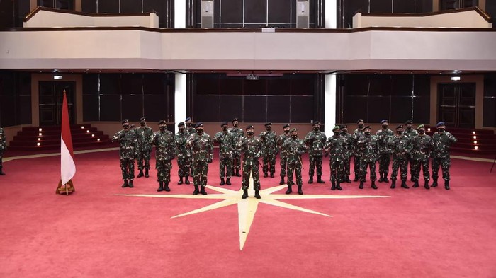 Laporan Korps Kenaikan Pangkat 20 Pati TNI
