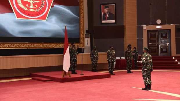 Laporan Korps Kenaikan Pangkat 20 Pati TNI