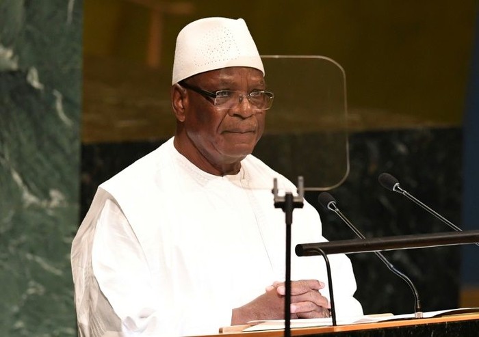Presiden Mali Ibrahim Boubacar Keita mengundurkan diri (AFP Photo)