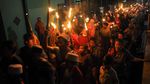 Semarak Tahun Baru Islam lewat Pawai Obor