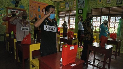 Begini Simulasi Kegiatan Belajar Tatap Muka di Beberapa Daerah