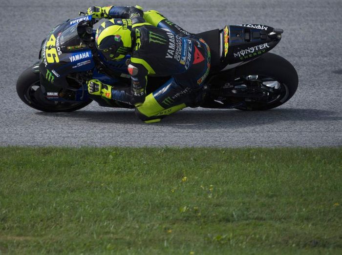 Valentino Rossi SPIELBERG, AUSTRIA - AUGUST 15: Valentino Rossi of Italy and Monster Energy Yamaha MotoGP Team rounds the bend during the MotoGP Of Austria - Qualifying at Red Bull Ring on August 15, 2020 in Spielberg, Austria. (Photo by Mirco Lazzari gp/Getty Images)