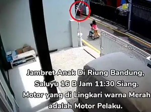 Bocah Korban Penjambretan di Bandung Pakai Kalung Emas 3 Gram