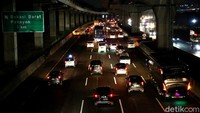 Begini kondisi terkini ruas Jalan Tol Japek, Rabu (19/8/2020).