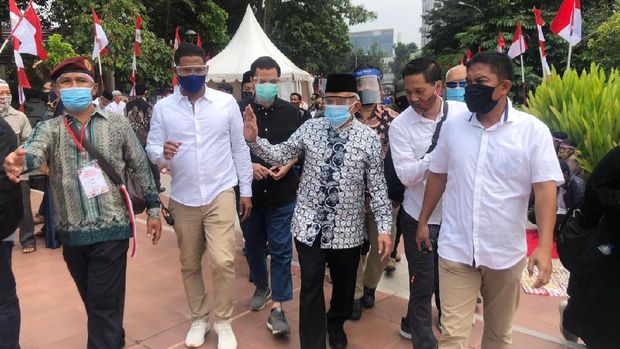 Amien Rais dan Hanafi Rais hadiri deklarasi KAMI