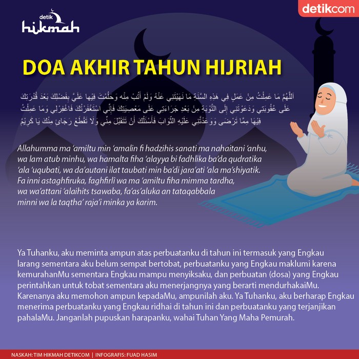 infografis doa akhir tahun infografis doa akhir tahun