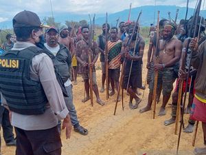 Warga 2 Kampung Papua Minta Izin Perang 3 Hari, Polisi ke Lokasi Mendamaikan