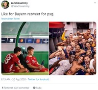 Bayern Munich menunjukkan keperkasannya di kasta tertinggi Eropa. Kali ini giliran Lyon yang dilahap Tim Bavaria setelah membungkam Lyon 3-0 di semifinal, yang nantinya akan bersua dengan PSG di final Liga Champions.