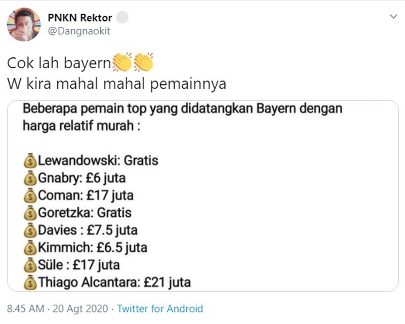 Bayern Munich menunjukkan keperkasannya di kasta tertinggi Eropa. Kali ini giliran Lyon yang dilahap Tim Bavaria setelah membungkam Lyon 3-0 di semifinal, yang nantinya akan bersua dengan PSG di final Liga Champions.