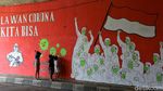 Mural Lawan COVID-19 Mejeng di Jakarta Timur