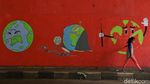 Mural Lawan COVID-19 Mejeng di Jakarta Timur