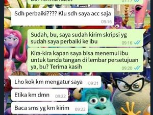 Heboh Chat Dosen Kok Kamu Atur Saya, Psikolog Bagi Tips Hadapi Miskomunikasi