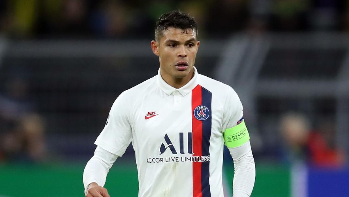 Chelsea kabarnya siap menampung Thiago Silva, yang akan meninggalkan Paris Saint-Germain pada musim panas ini. (Foto: Alex Grimm/Getty Images)