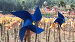 Foto: Taman Kincir Angin Warna-warni di Bandung