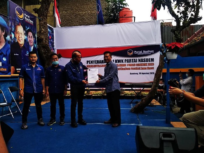 Dadang Supriatna kantongi SK Formulir B1 KWK dari NasDem
