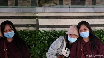 Mode standar (kiri) dan mode malam (kanan). Foto: Adi Fida Rahman/detikINET