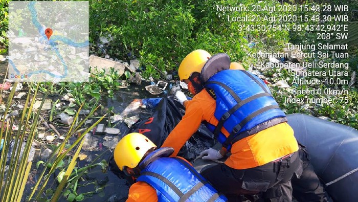 Mayat hanyut di Deli Serdang ditemukan