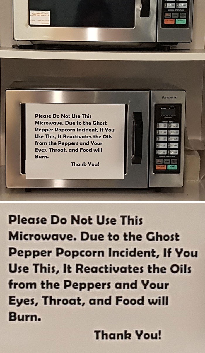 Potret Kocak Kegagalan Memanaskan Makanan di Microwave Potret Kocak Kegagalan Memanaskan Makanan di Microwave