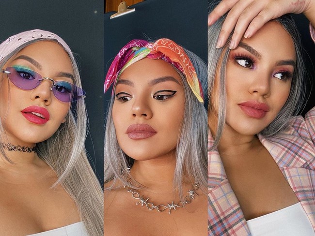 Sejak kecil Shafa Harris mengaku sudah tertarik dengan makeup. Saat berusia tujuh tahun, dia mulai mempelajari makeup karakter.  Foto: dok. Instagram