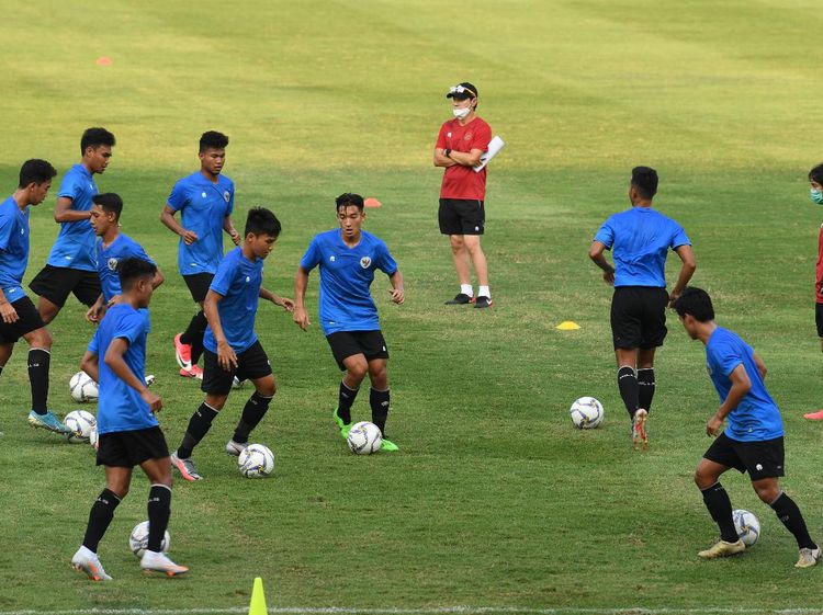 Intip Latihan Timnas U-19 Jelang Piala Asia U-19