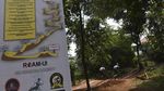 Seru! Pesepeda Berlatih di Dual Cross Track Hutan UI