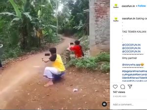 Lucu, MotoGP Masuk Kampung Saking Kencangnya Sampai Gak Keliatan