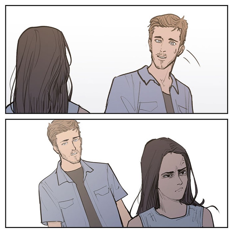 Damien Ialah Damien, seorang seniman asal Swiss yang membuat komik dari meme terkenal distracted boyfriend. Foto: Instagram/@unfinstory via Boredpanda