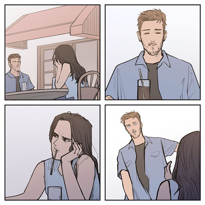 Ialah Damien, seorang seniman asal Swiss yang membuat komik dari meme terkenal 'distracted boyfriend'. Foto: Instagram/@unfinstory via Boredpanda