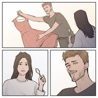 Ialah Damien, seorang seniman asal Swiss yang membuat komik dari meme terkenal distracted boyfriend. Foto: Instagram/@unfinstory via Boredpanda
