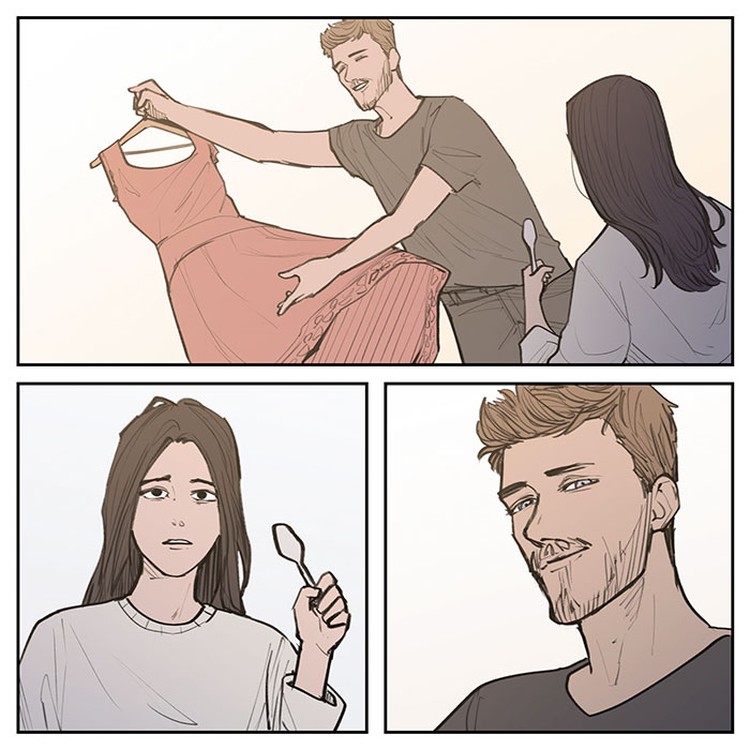 Damien Ialah Damien, seorang seniman asal Swiss yang membuat komik dari meme terkenal distracted boyfriend. Foto: Instagram/@unfinstory via Boredpanda