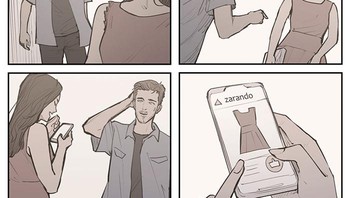 Dia cuma pengin nanya kepada si cewek itu dia beli gaun di mana. Foto: Instagram/@unfinstory via Boredpanda