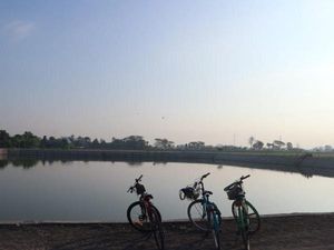 Gowes di Klaten, Mampir Yuk ke Embung Karangasem