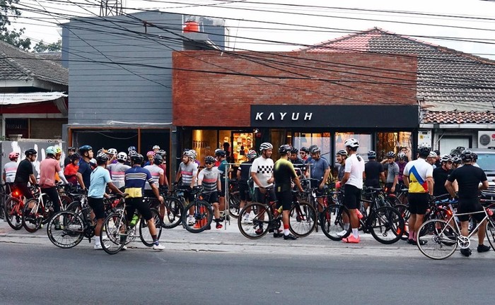 Kafe bertema sepeda di Jakarta