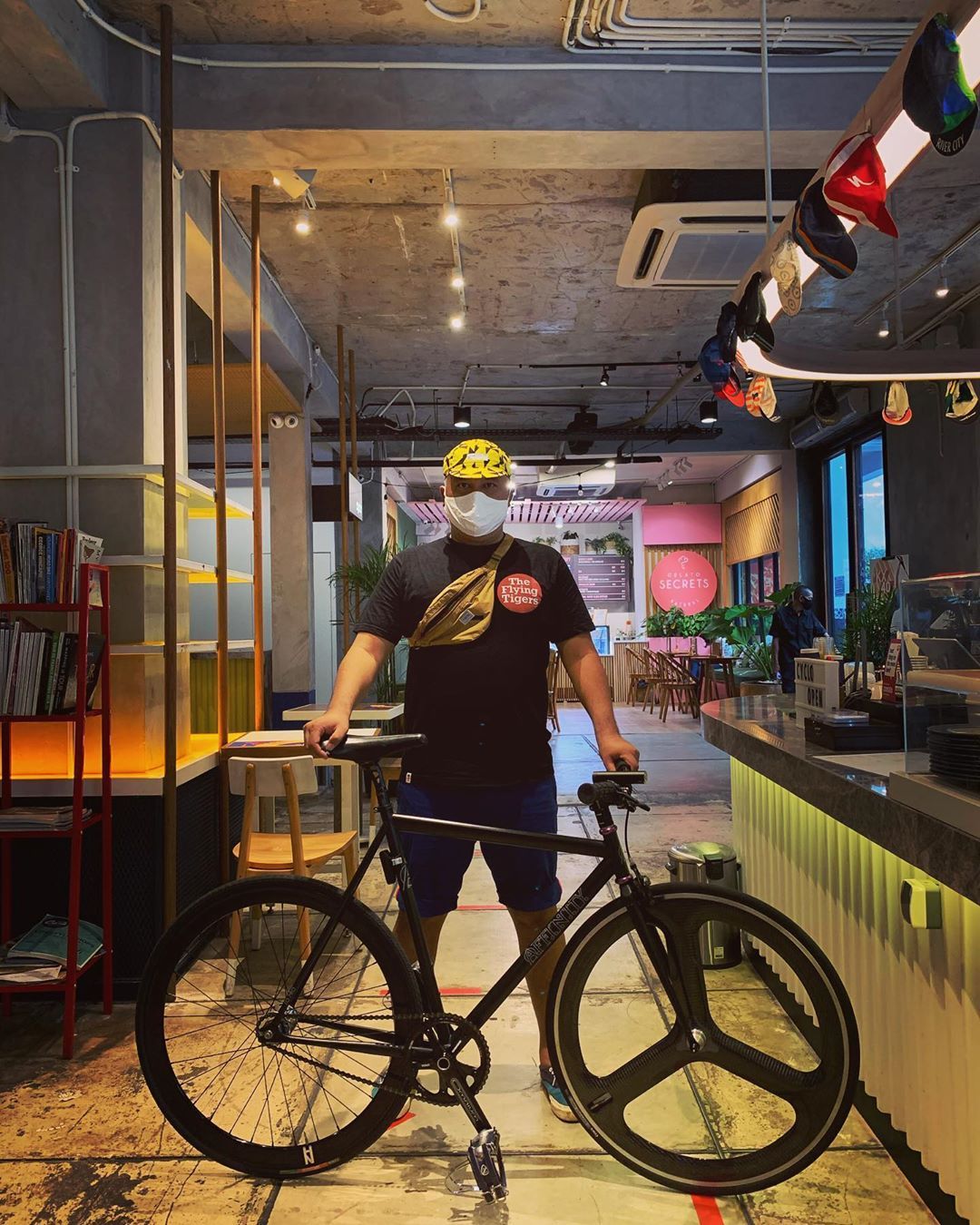 Kafe bertema sepeda di Jakarta