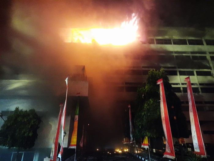 Kebakaran di Gedung Kejaksaan Agung RI