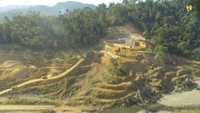 Biaya pembangunan Bendungan Tiu Suntuk sebesar Rp 1,41 triliun dengan masa pelaksanaan selama 1.415 hari kalender dan ditargetkan selesai Desember 2023. Adapun tipe bendungan berupa urugan random batu dengan elevasi puncak sekitar 97 meter. Foto: Dok. Kementerian PUPR