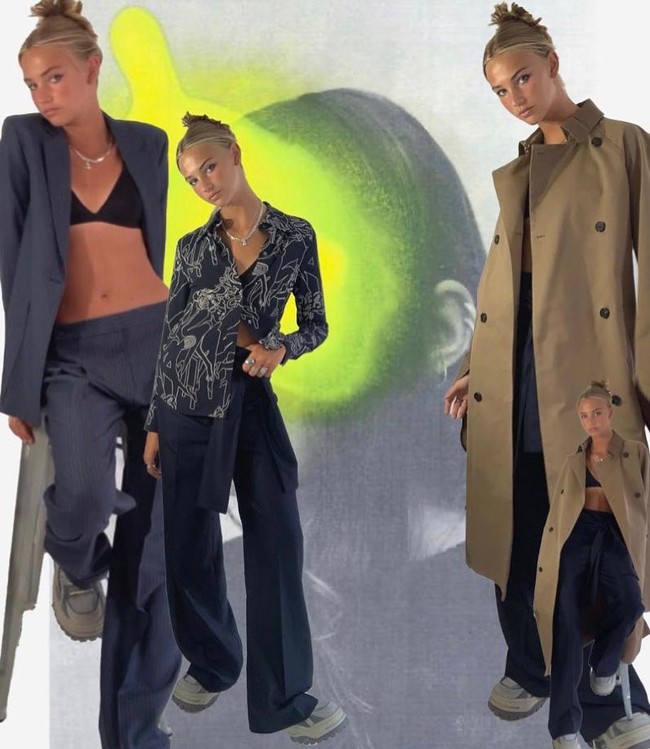 Mia yang tergabung dalam Storm Model Management itu dikatakan sudah sukses mengambil hati keluarga Bekcham. Kolase foto yang dibuatnya menggunakan koleksi Victoria Victoria Beckham atau VVB pun diunggah di Instagram sang calon ibu mertua. Foto: Instagram @mimimoocher