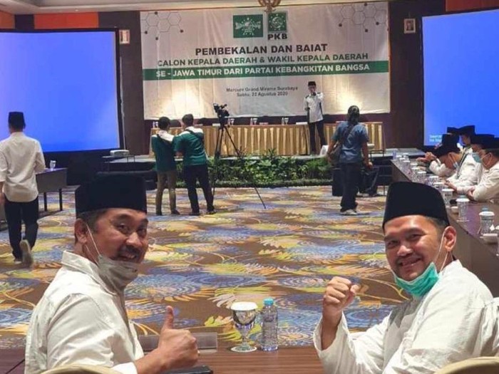 Setelah mendapatkan rekomendasi dari Partai Demokrat, pasangan calon bupati dan wakil bupati Yusuf Widyatmoko-Muhammad Riza Aziziy kini mendapatkan rekomendasi dari Partai Kebangkitan Bangsa (PKB). Yakni untuk Pilbup Banyuwangi 2020.